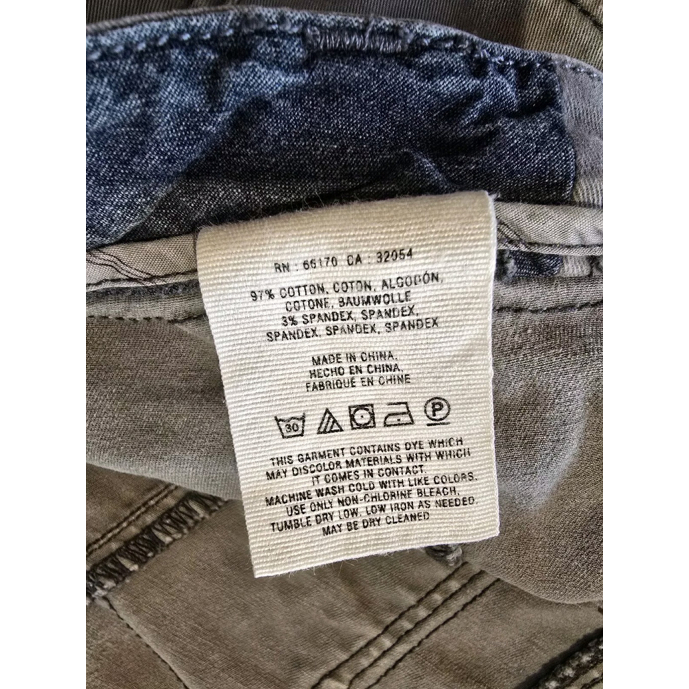 Anthro Daughters of the Liberation Womens Cargo Ankle Zip Size 25 - Picture 11 of 11